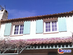 PVC blanche avec petit bois blanc Pertuis