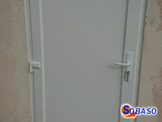 Porte de passage PVC blanc