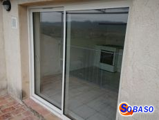 Coulissant aluminium 2 vantaux