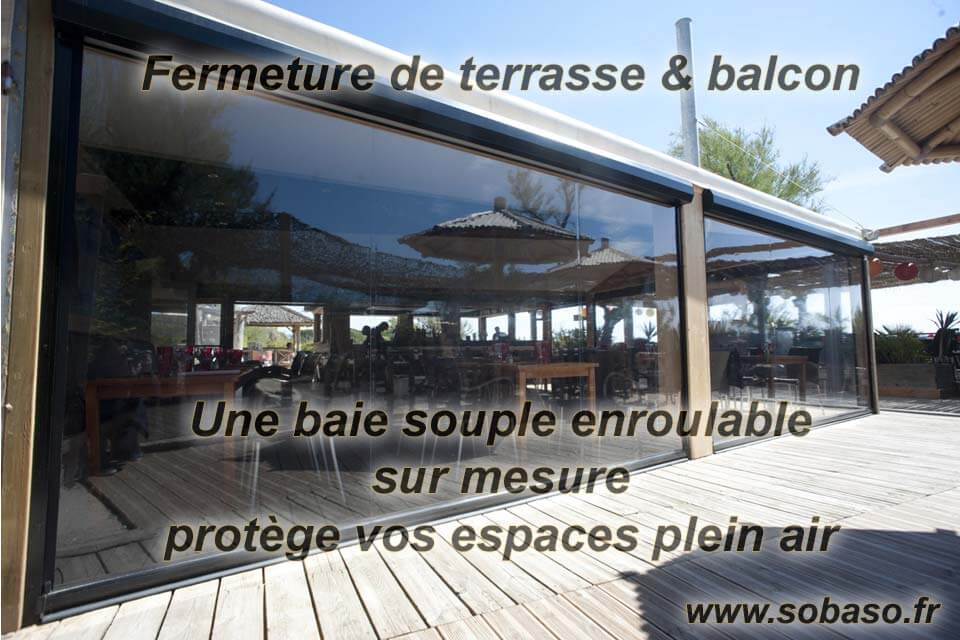 Fermeture de terrasse sur mesure